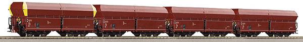Set of 4 high capacity hopper cars (set # 1)<br /><a href='images/pictures/Roco/66035.jpg' target='_blank'>Full size image</a>